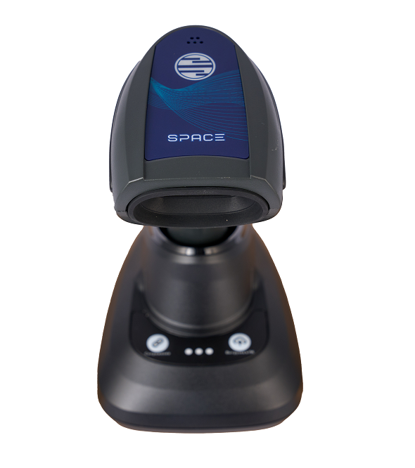 Беспроводной сканер штрихкода SPACE X-2020RC-2D-BT (2D, черный, USB, Bluetooth 4.0, IP54, c подставкой)