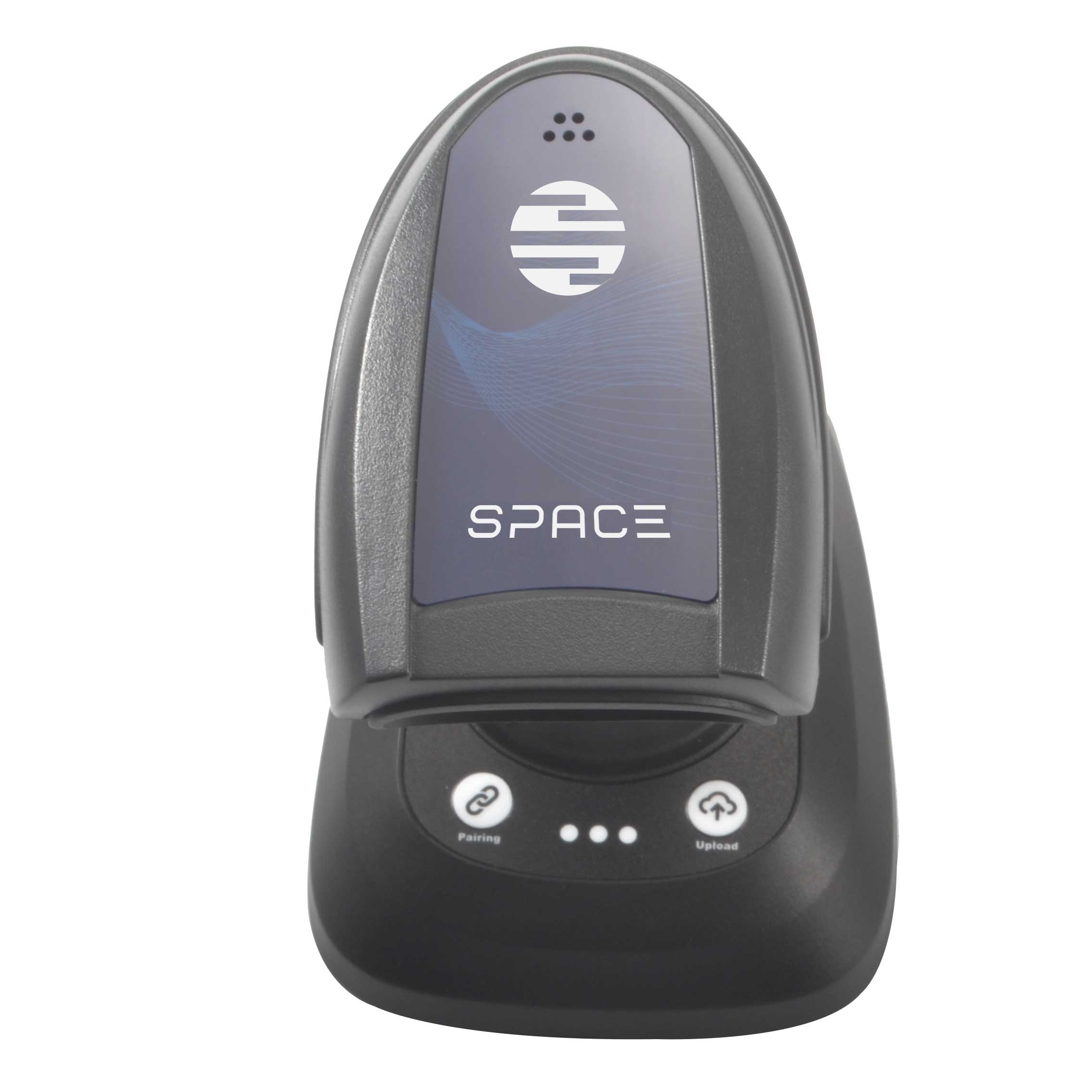 Беспроводной сканер штрихкода SPACE X-2020RC-2D-BT (2D, черный, USB, Bluetooth 4.0, IP54, c подставкой)