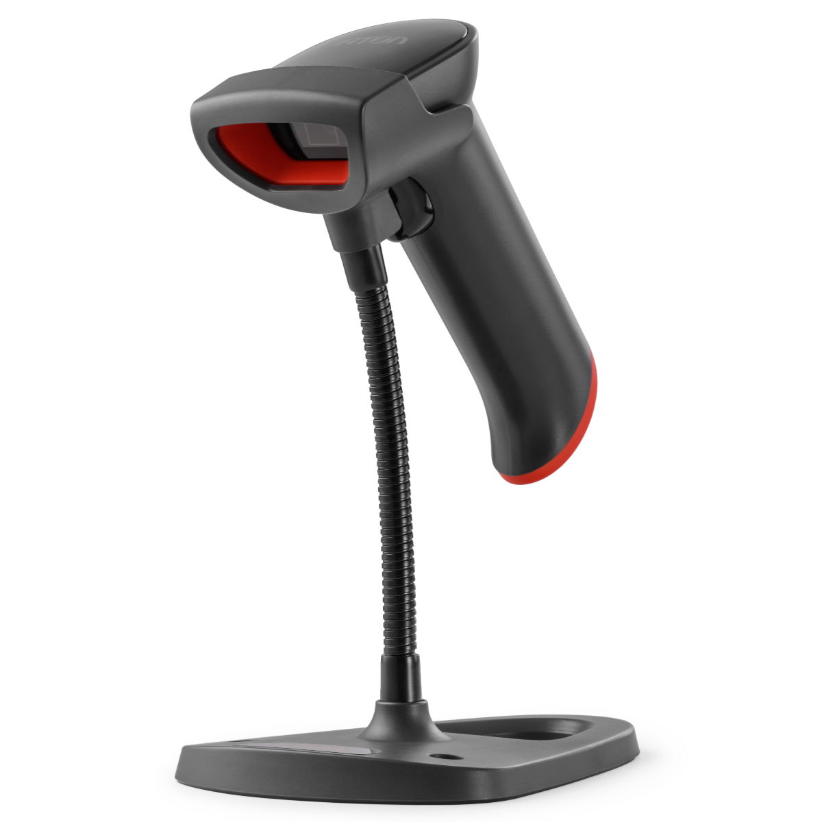 Ручной сканер штрихкода АТОЛ Impulse 12 v.2 (2D, чёрный, USB, с подставкой)