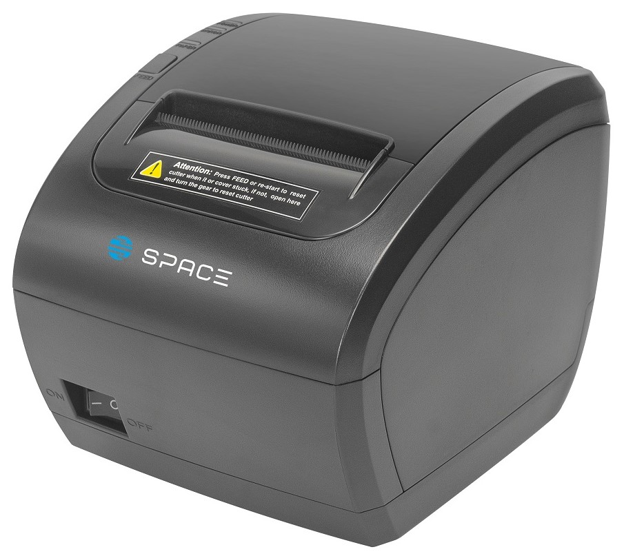 Чековый принтер SPACE Sonic V2 (USB, Ethernet, ширина печати 80мм, скорость печати 230мм/с, черный)