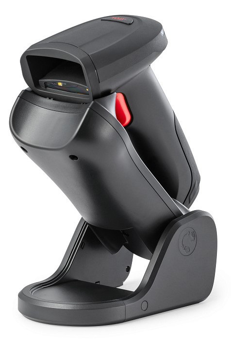 Беспроводной сканер штрихкода АТОЛ SB5100 BT (2D, черный, USB, Bluetooth 5.0, IP42, c подставкой)