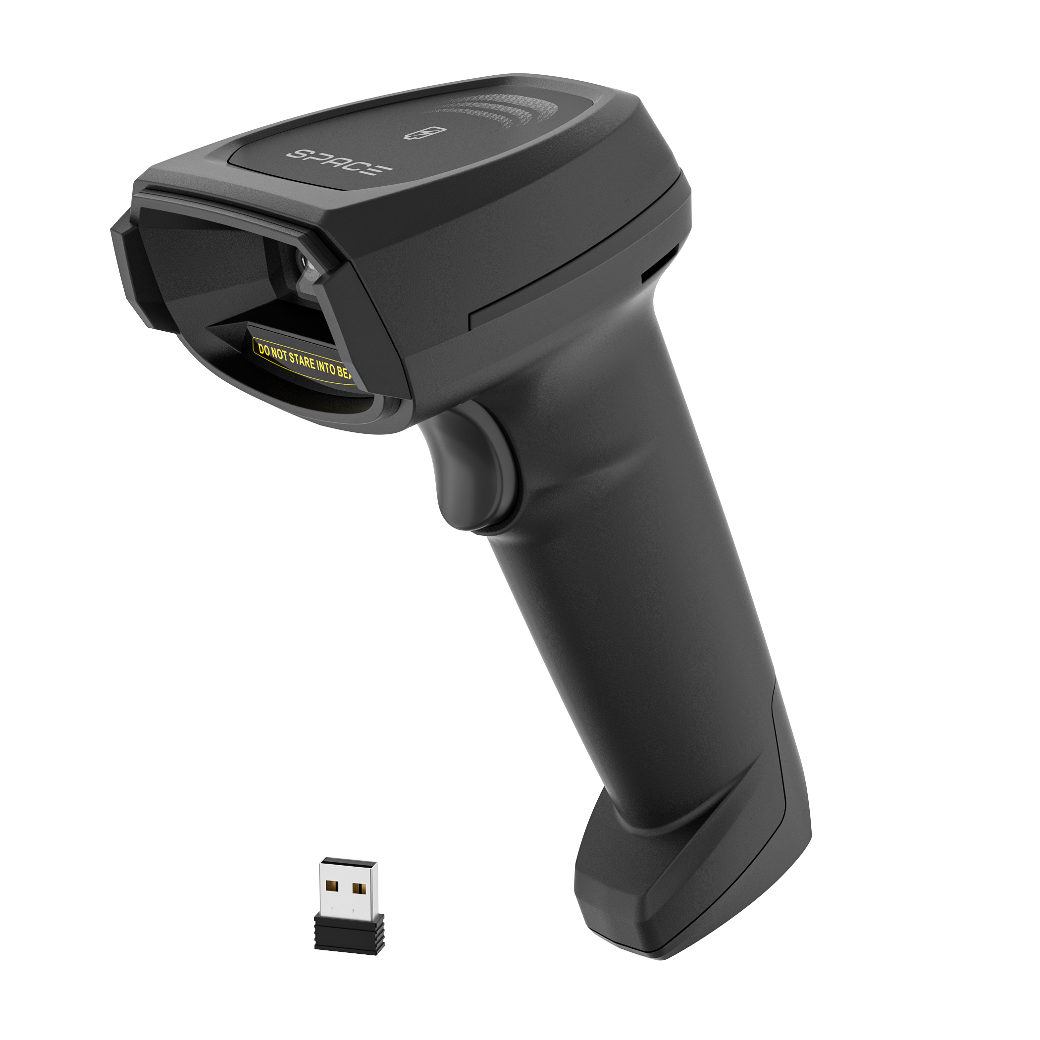 Беспроводной сканер штрих-кодов SPACE 2024-2D-BT (2D, черный, USB, Bluetooth 4.1, IP42, c передатчиком)