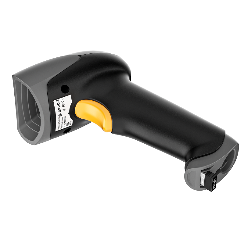 Беспроводной сканер штрихкода SPACE LITE-2D-BT (2D, черный, USB, Bluetooth 4.0, IP54, c передатчиком)
