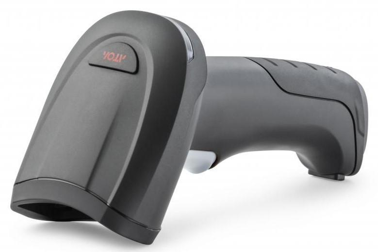 Беспроводной сканер штрихкода АТОЛ SB3100 BT (2D, черный, USB, Bluetooth 5.0, IP42, c подставкой)