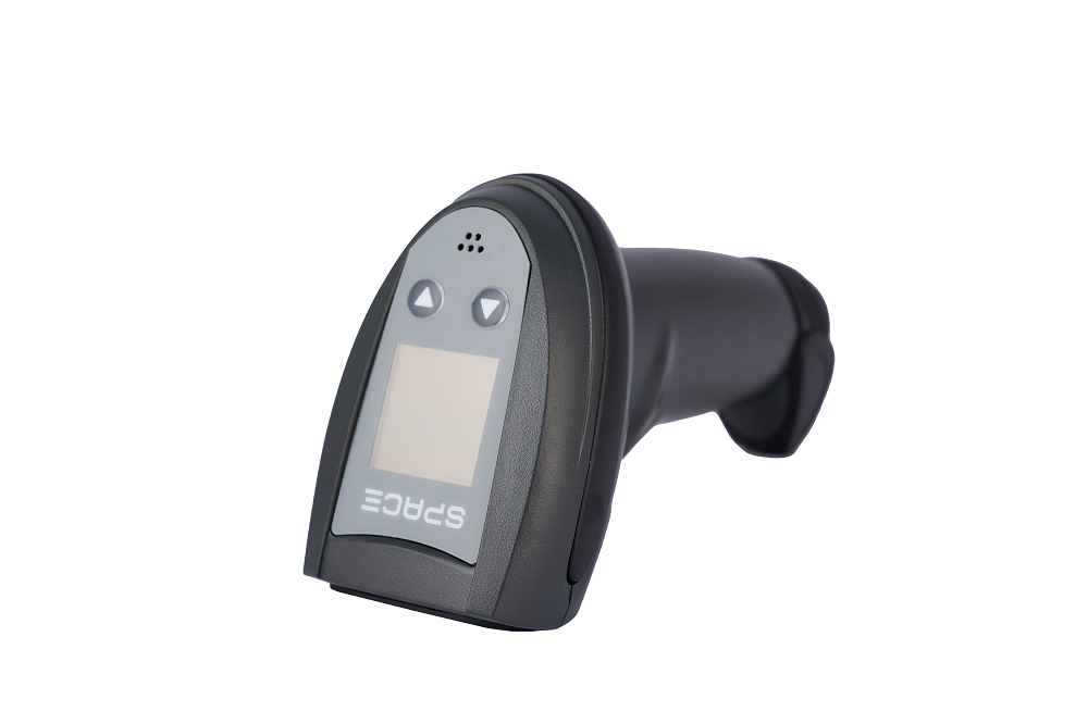 Беспроводной сканер штрих-кодов SPACE X-2020RCS-2D-BT (2D, черный, USB, Bluetooth 4.0, IP54, c подставкой, с экраном)