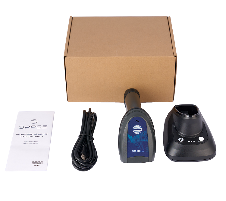 Беспроводной сканер штрих-кодов SPACE X-2020RC-2D-BT